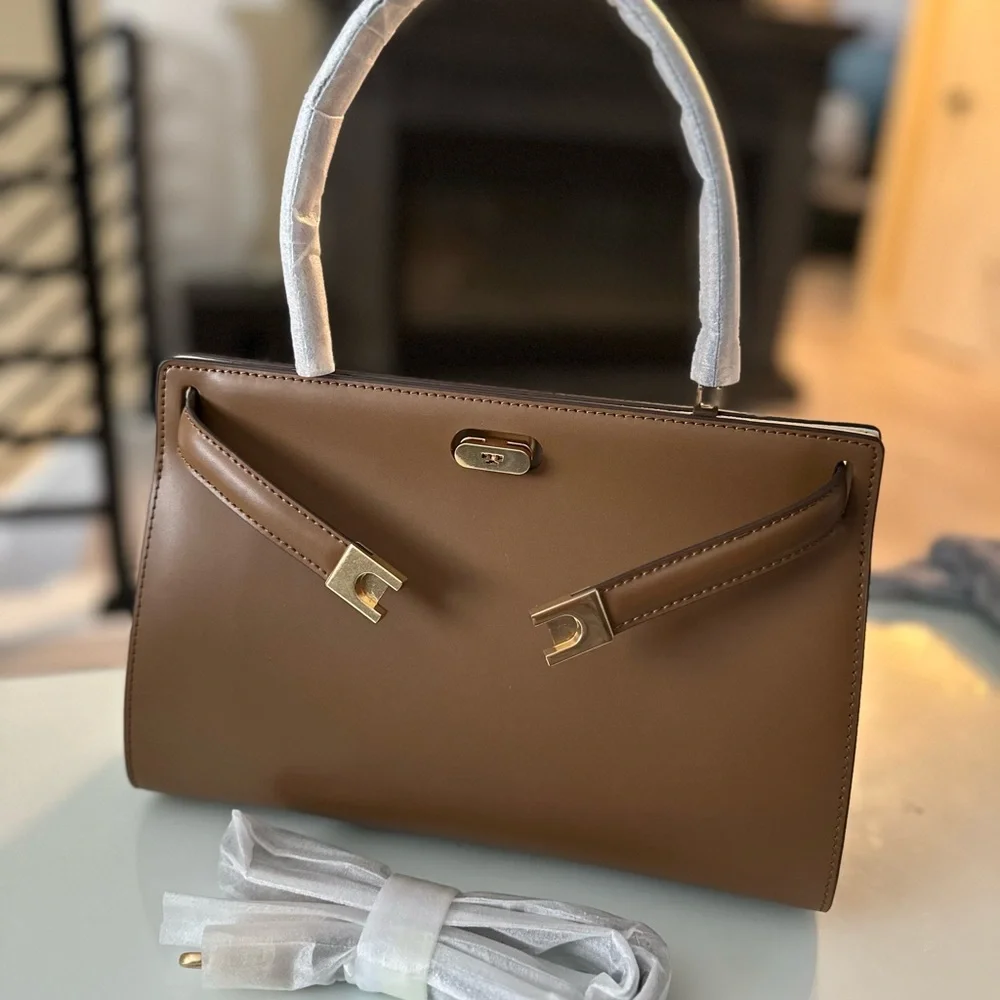 💥BRAND NEW💥 Tory Burch Lee Radziwill Petite Satchel - Picture 3 of 11